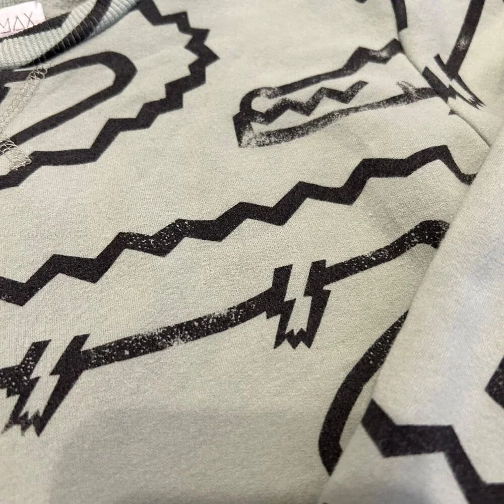 In.Max All Over Novelty Crocodile Print Kids Shirt 130